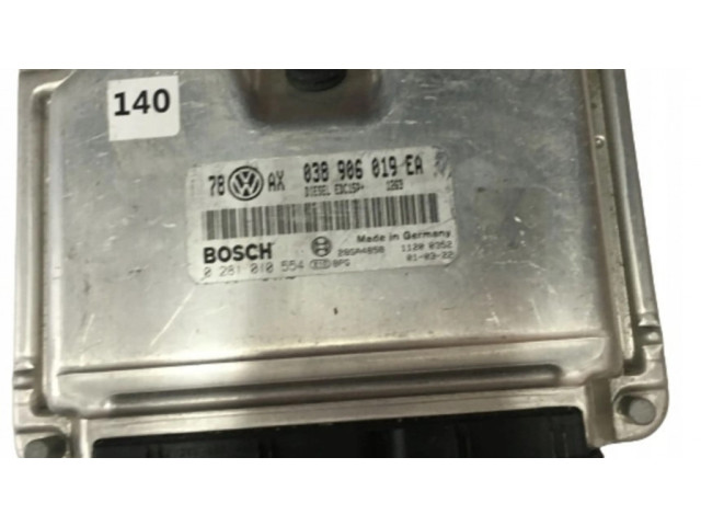 Řídící jednotka 038906019EA Volkswagen PASSAT B5.5 2001