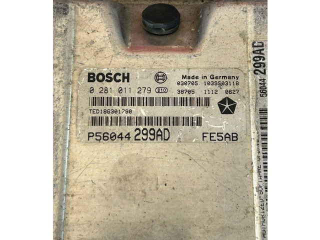 Блок управления двигателя P56044299AD, 1039S03118 Jeep Cherokee