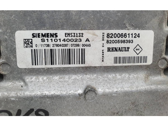 Блок управления двигателем Блок управления 8200661124 Dacia Logan I