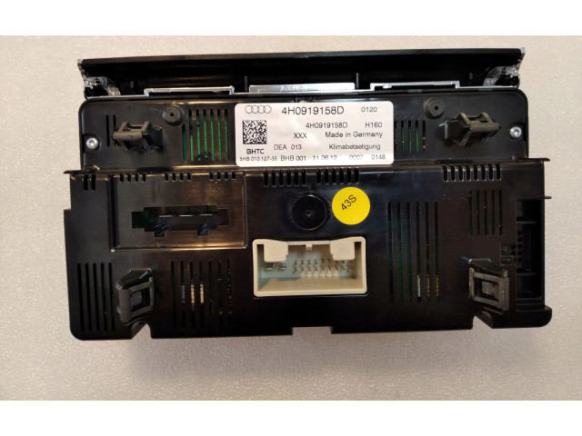 Блок управления климат-контролем 4H0919158D   Audi A8 S8 D4 4H