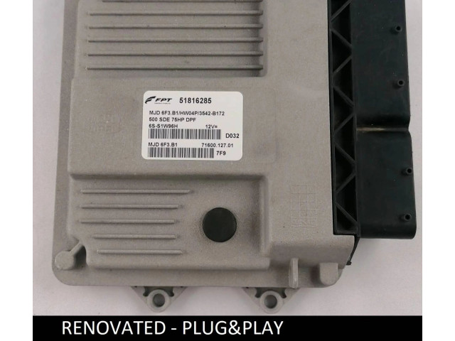 Блок управления двигателем Блок управления 51816285, 7160012700   Fiat Grande Punto