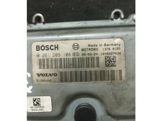 Блок управления двигателя 0261209108, 1039S27438   Volvo V70
