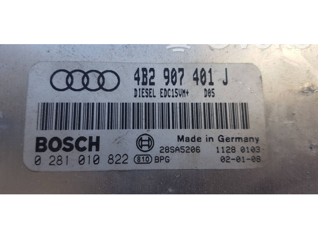 Řídící jednotka 4B2907401J, 28SA5206 Audi A4 S4 B6 8E 8H 2002