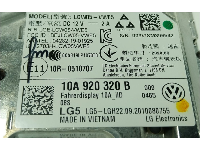 Панель приборов 10A920320C, 10A920320B Volkswagen ID.3