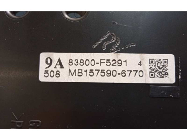 Přístrojová deska Toyota Yaris 2019 83800F5291, MB1575906770