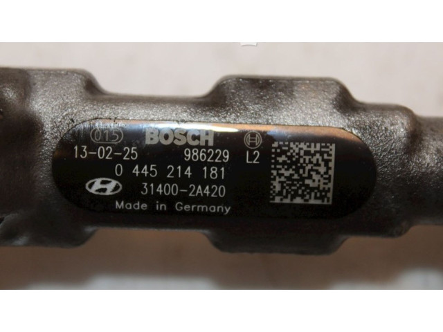 Топливная рампа 314002A420, 0445214181   KIA Pro Cee'd II   для двигателя D4FB