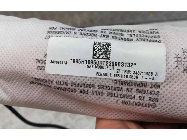 Подушка безопасности в сиденье 985h18950r, 34371192B   Dacia Spring