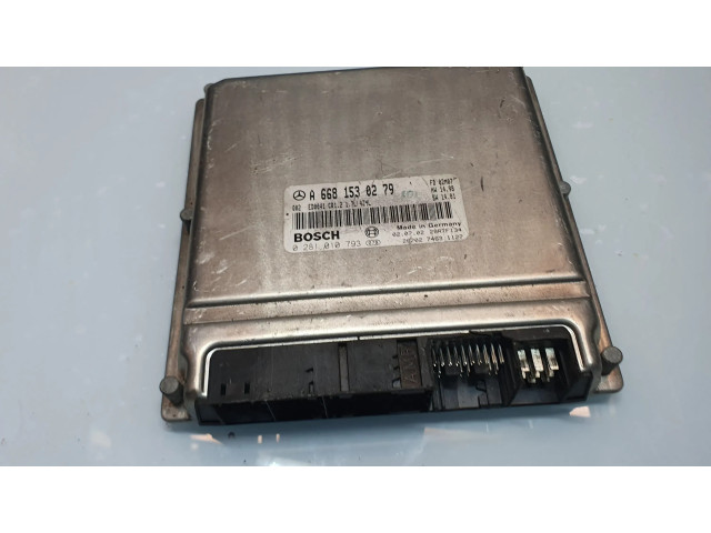Řídící jednotka A6681530279, 0281010793 Mercedes-Benz A W168 2000