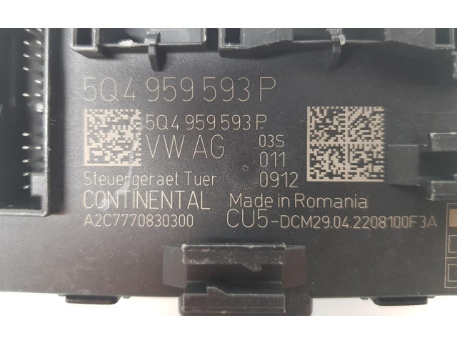 Блок управления 5Q4959593P, 5Q4959593P   Cupra Leon