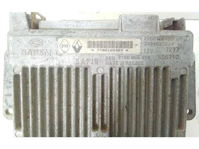 Блок управления впрыском 7700108489, 7700108489   Renault Clio I