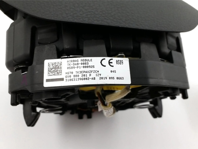 Подушка безопасности водителя 6V0880201P Skoda Kodiaq
