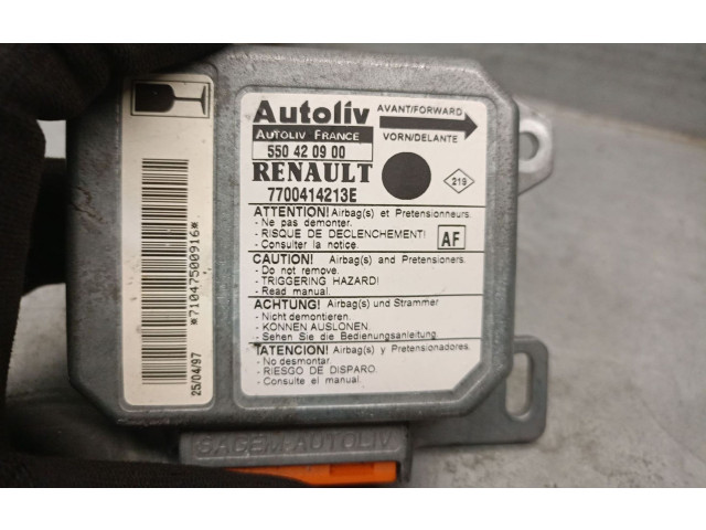 Блок управления надувных подушек 7700414213, 550420900AUTOLIV   Renault Clio I