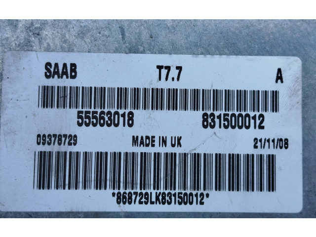 Блок управления двигателя 55563018, 09378729 Saab 9-5