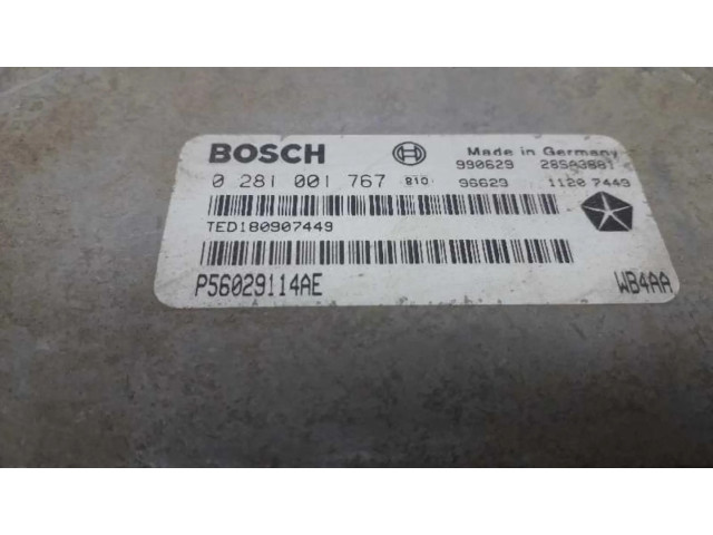 Блок управления двигателем Блок управления 0281001767 Jeep Grand Cherokee (WJ)
