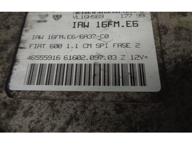 Řídící jednotka 46555916, 6160209703 Fiat Seicento/600 1999