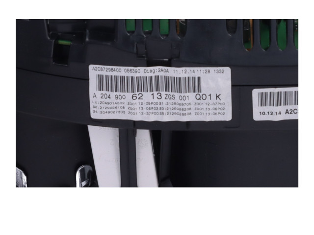 Панель приборов A2049006213   Mercedes-Benz GLK (X204)       