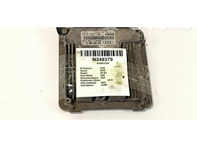 Řídící jednotka 4E0907409B, 0281011099   Audi A8 S8 D3 4E 2003