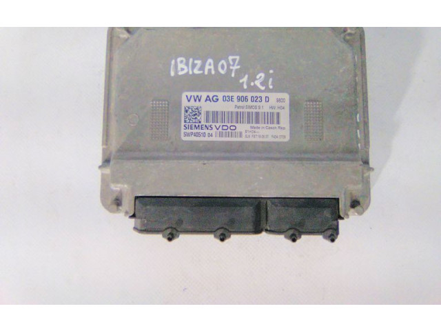 Блок управления двигателя 03E906023D   Seat Ibiza III (6L)