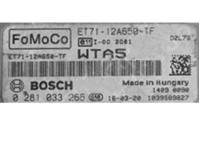 Řídící jednotka ET71-12A650-TF, 0281033266 Ford Transit Courier 2016