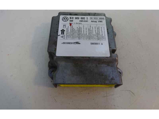 Блок подушек безопасности 1K0909605S Skoda Octavia Mk2 (1Z)