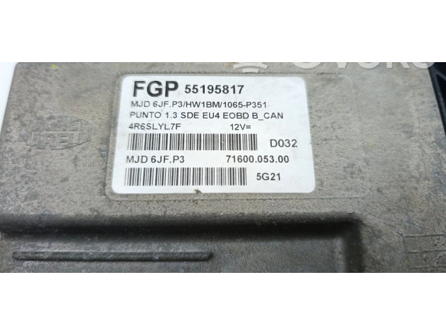 Řídící jednotka 55195817, MJD6JF.P3 Fiat Punto (188) 1999