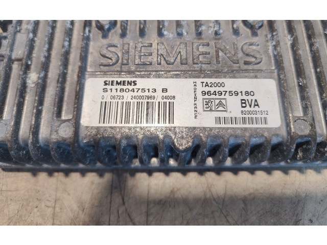 Блок управления коробкой передач 9649759180, S118047513B Citroen Xsara Picasso