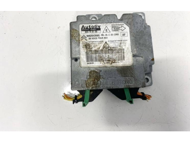 Блок подушек безопасности 9662643980, 603726100   Citroen C4 I
