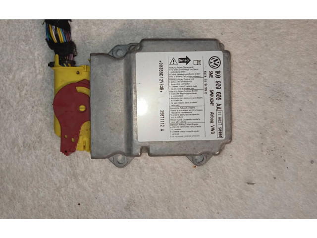 Блок подушек безопасности 1K0909605AA, 11H027S0900 Skoda Octavia Mk2 (1Z)