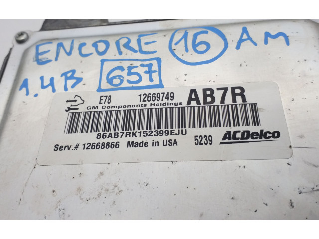 Řídící jednotka 12669749, 12668866 Buick Encore I 2016
