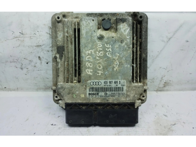 Блок управления двигателем Блок управления 4E0907409B   Audi A8 S8 D3 4E