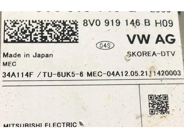 Блок управления 8V0919146G, 8V0919146G Audi A3 S3 8V