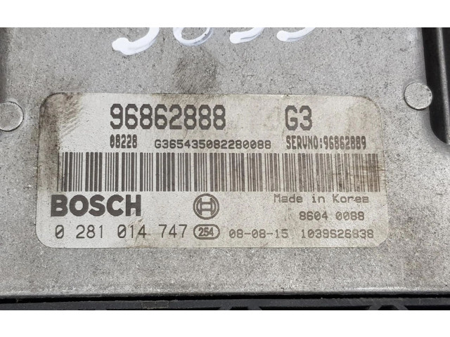 Řídící jednotka 0281014747, 96862888 Chevrolet Epica 2007