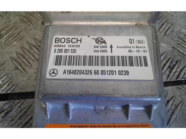 Блок подушек безопасности A1648204326 Mercedes-Benz ML W164