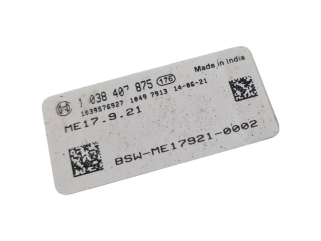 Řídící jednotka 1038407875, 0261S10773 Hyundai i20 (GB IB) 2015