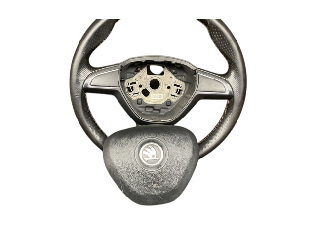 Руль Skoda Fabia Mk2 (5J)  2007 - 2014 года 5J0419091L, 5E0880201      