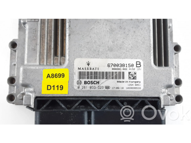 Řídící jednotka 670038150B, 0281033323 XPeng G3 2023