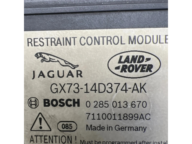 Блок подушек безопасности GX7314D374AK, 0285013670 Jaguar XF X260