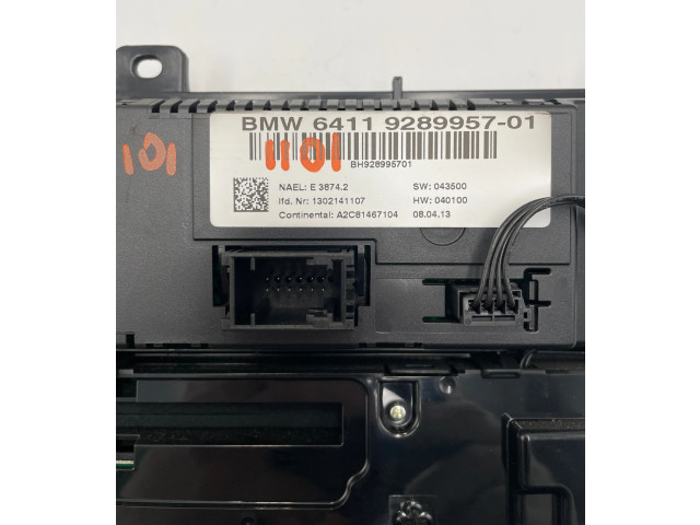 Блок управления климат-контролем 9289957, 1302141107 BMW X3 F25