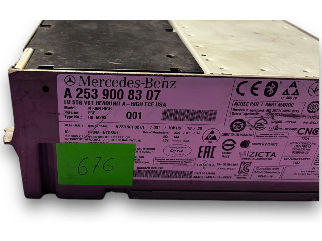 Блок комфорта NR676, A2539008307 Mercedes-Benz GLC C253