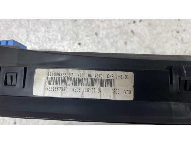 Панель приборов 9651667380, 110008966J07   Citroen Xsara Picasso       