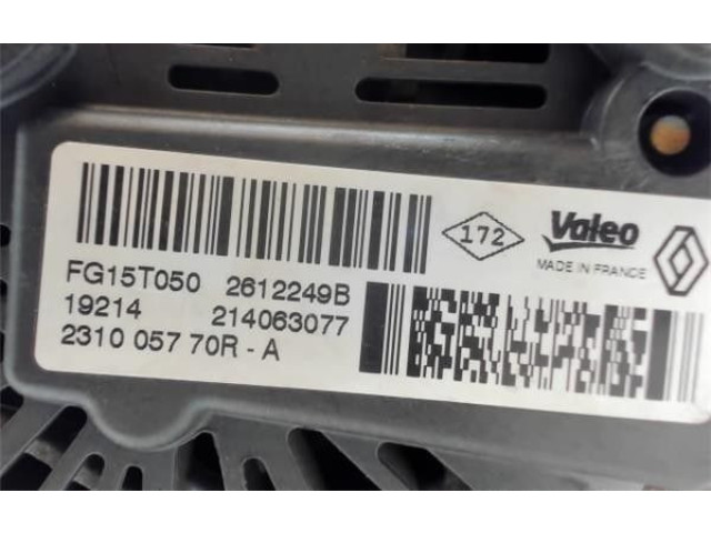 Генератор 231005770R, 2612249B Dacia Duster