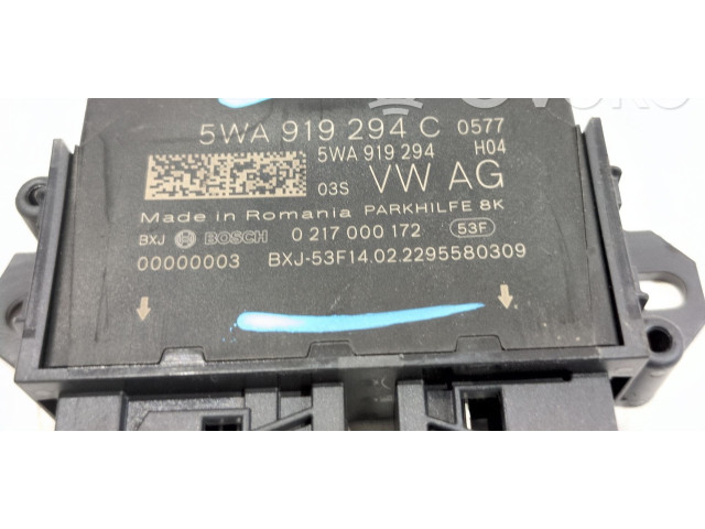 Комплект блоков управления 5WA919294C, 0217000172 Skoda Octavia Mk4