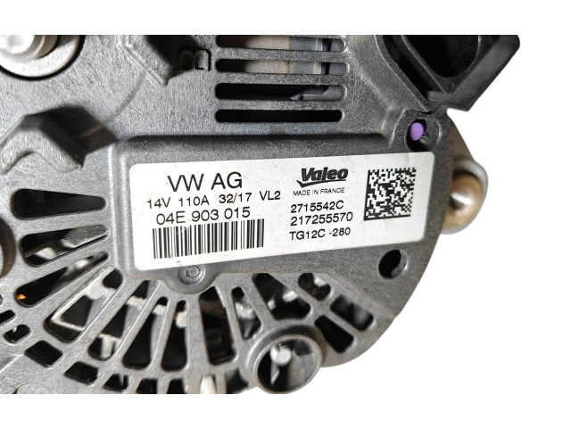 Генератор 04E903015, 2715542C   Skoda Fabia Mk3 (NJ)      