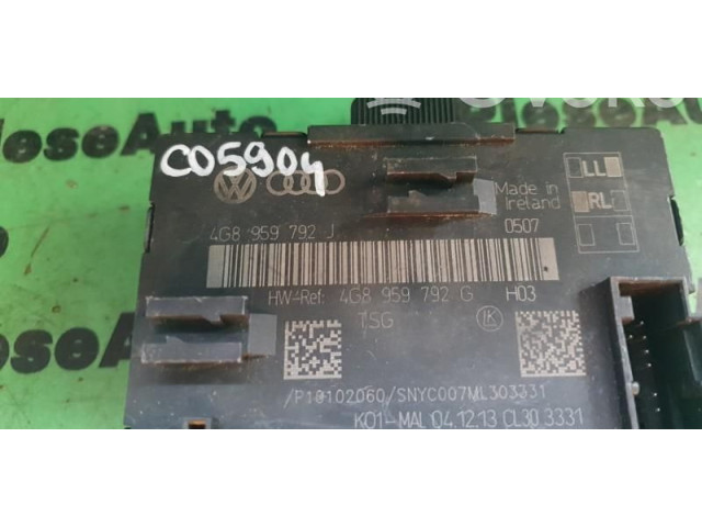 Блок комфорта 4G8959792J, 4G8959792J. Audi A6 C7