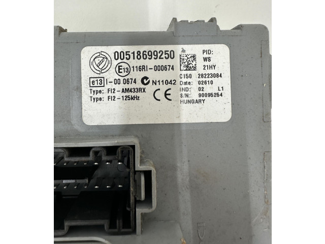 Řídící jednotka 00518699250, 00518699250 Fiat Punto Evo 2011