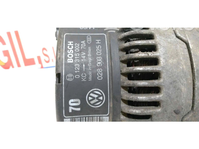 Генератор 028903025H, 17510   Volkswagen PASSAT B4      