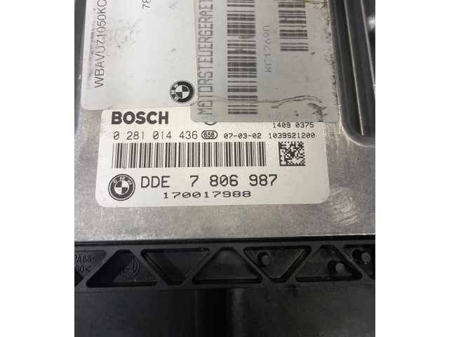Řídící jednotka 7806987, 0281014436 BMW 5 E60 E61 2009