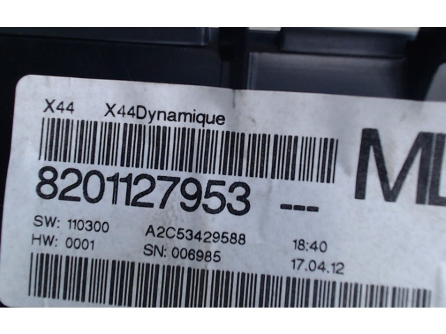 Панель приборов 8201127953, 8201127953   Renault Twingo II       