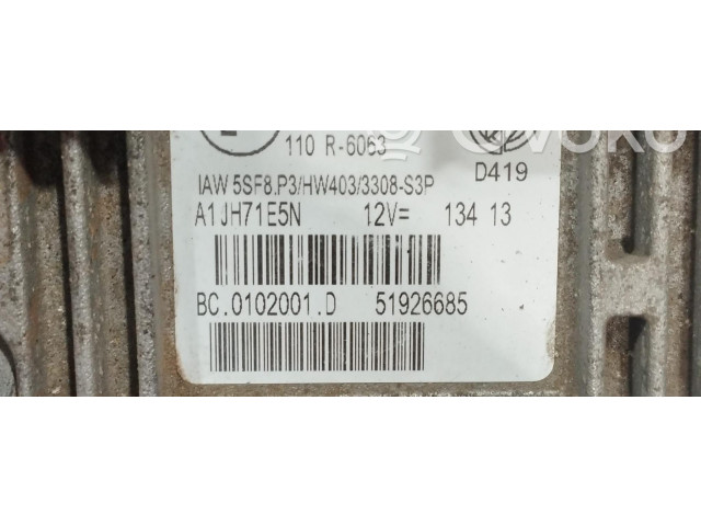 Комплект блоков управления IAW5SF8.P3, IAW5SF8.P3   Fiat Qubo