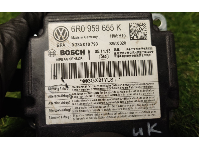 Блок подушек безопасности 6R0959655K, 028010793   Skoda Fabia Mk2 (5J)